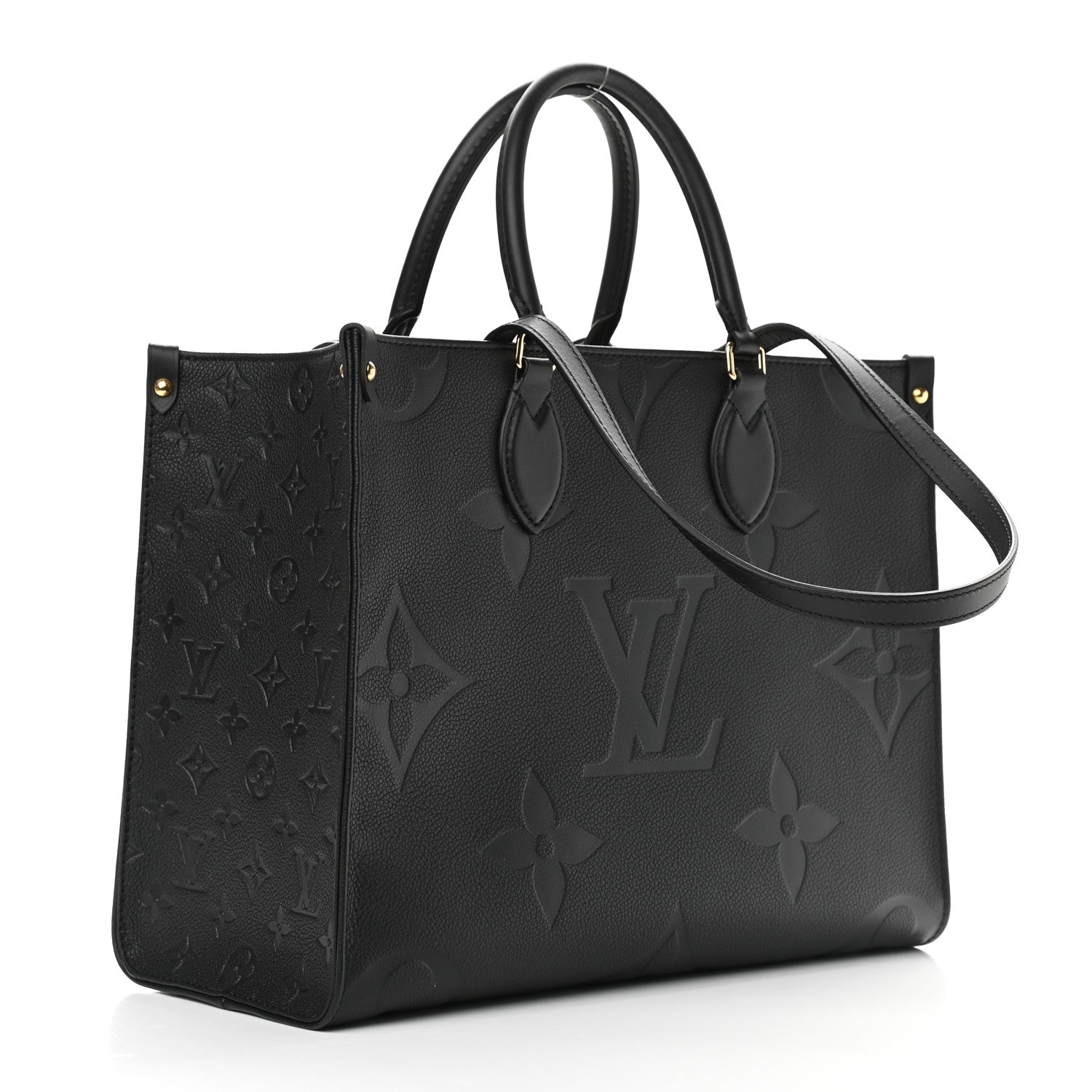 Louis Vuitton Empreinte Monogram Giant Onthego MM Black 3 of 8