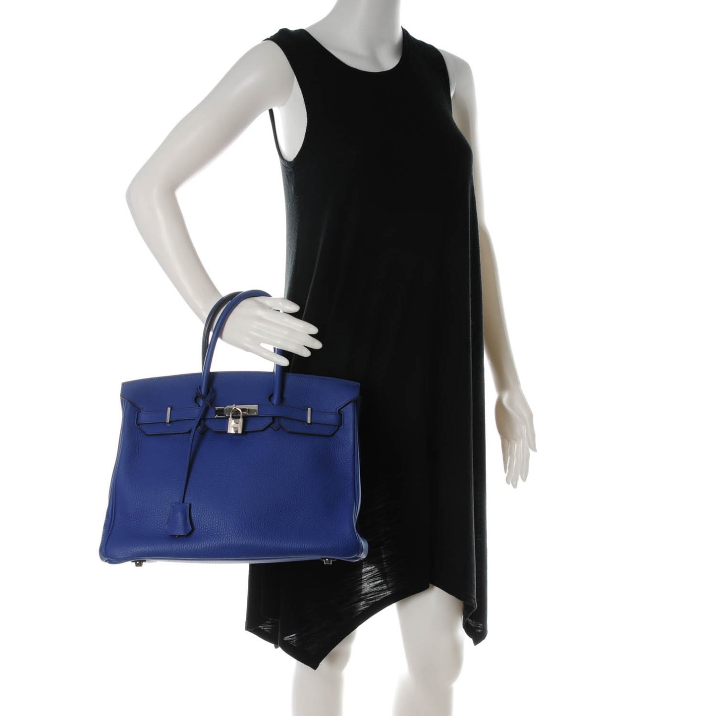 Togo Birkin 35 Bleu Electrique