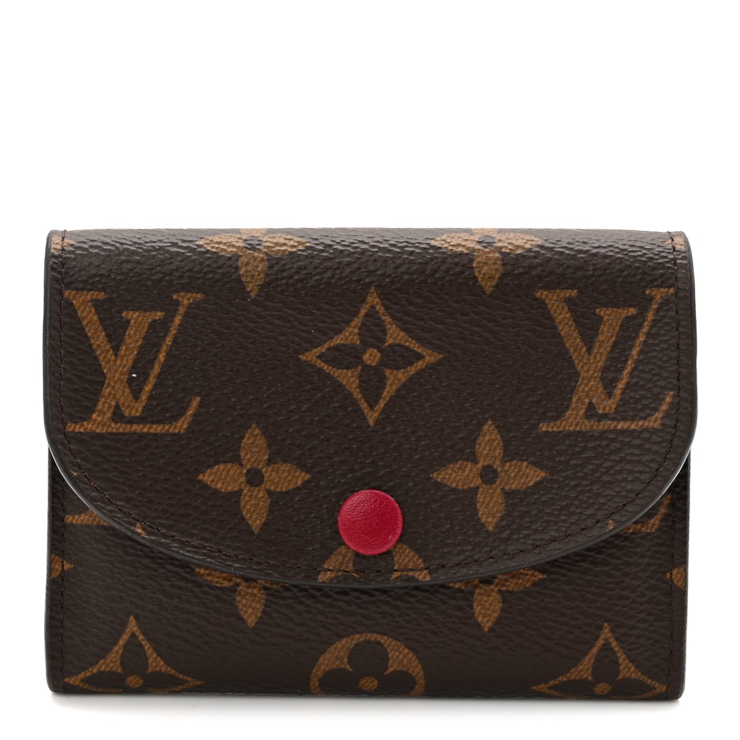 Monogram Rosalie Coin Purse Fuchsia