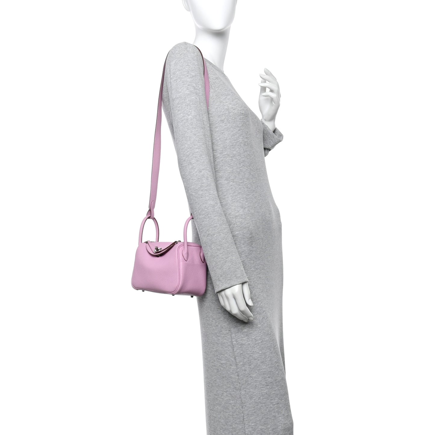Taurillon Clemence Mini Lindy 20 Mauve Sylvestre