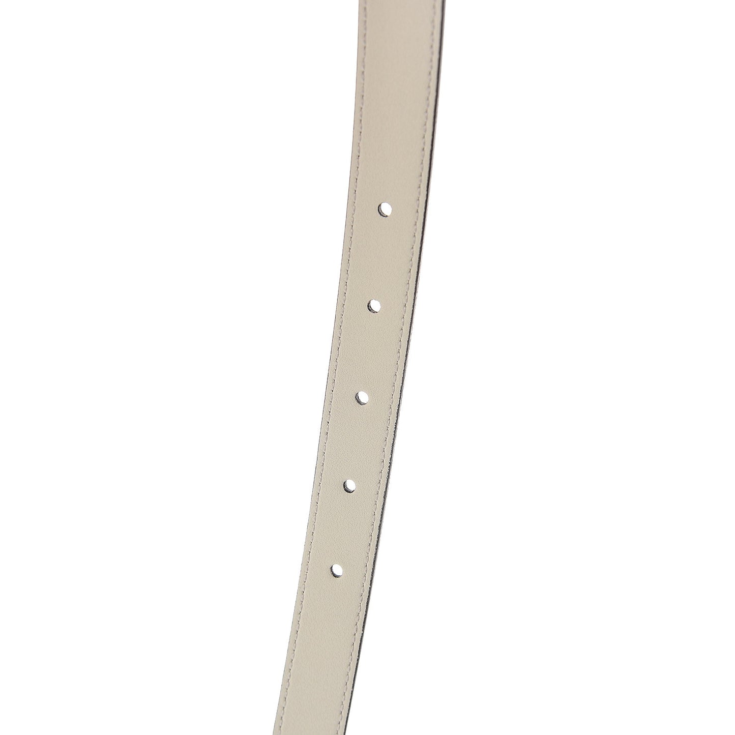 Calfskin Double G 20mm Belt 80 32 Mystic White