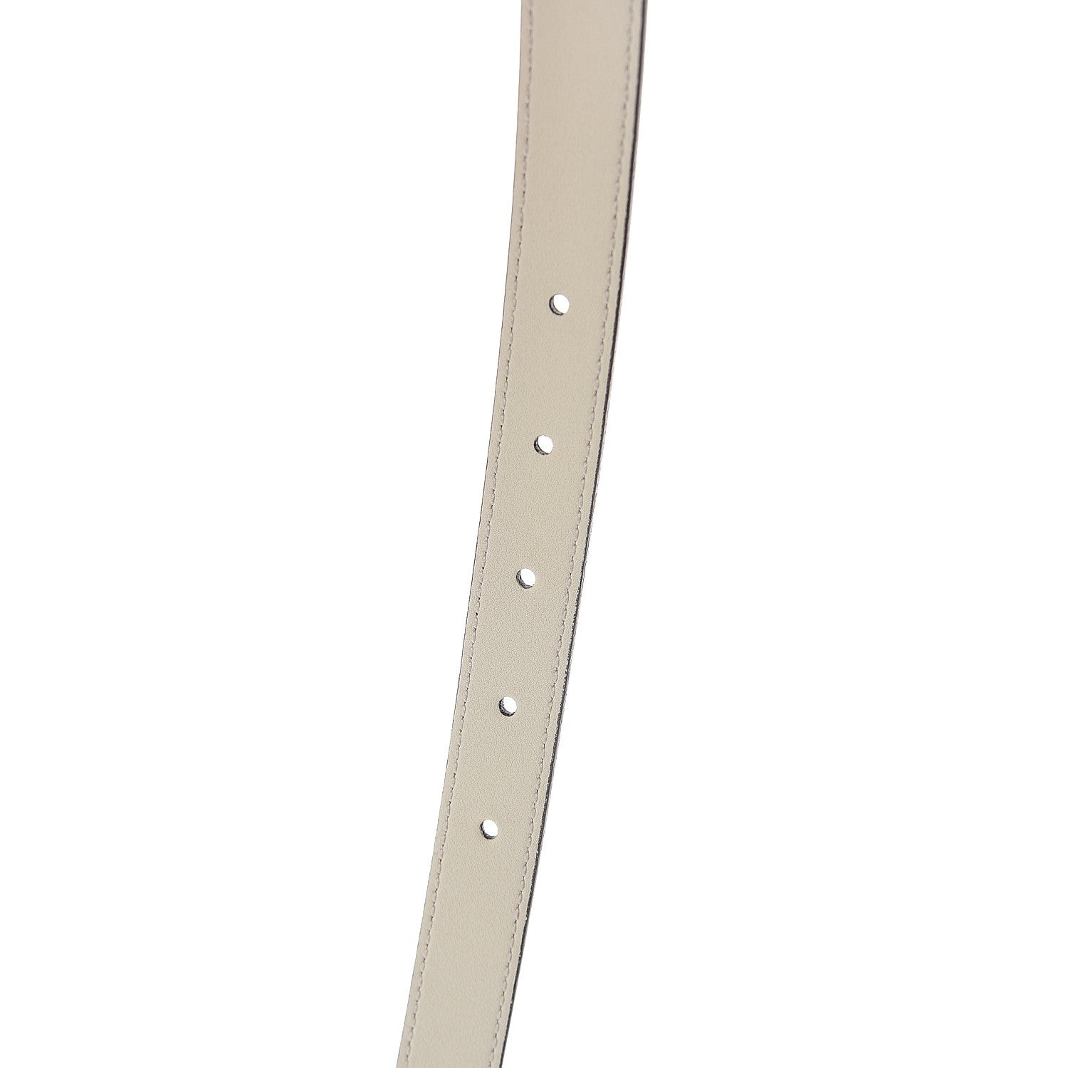 Gucci Calfskin Double G 20mm Belt 80 32 Mystic White 6 of 7