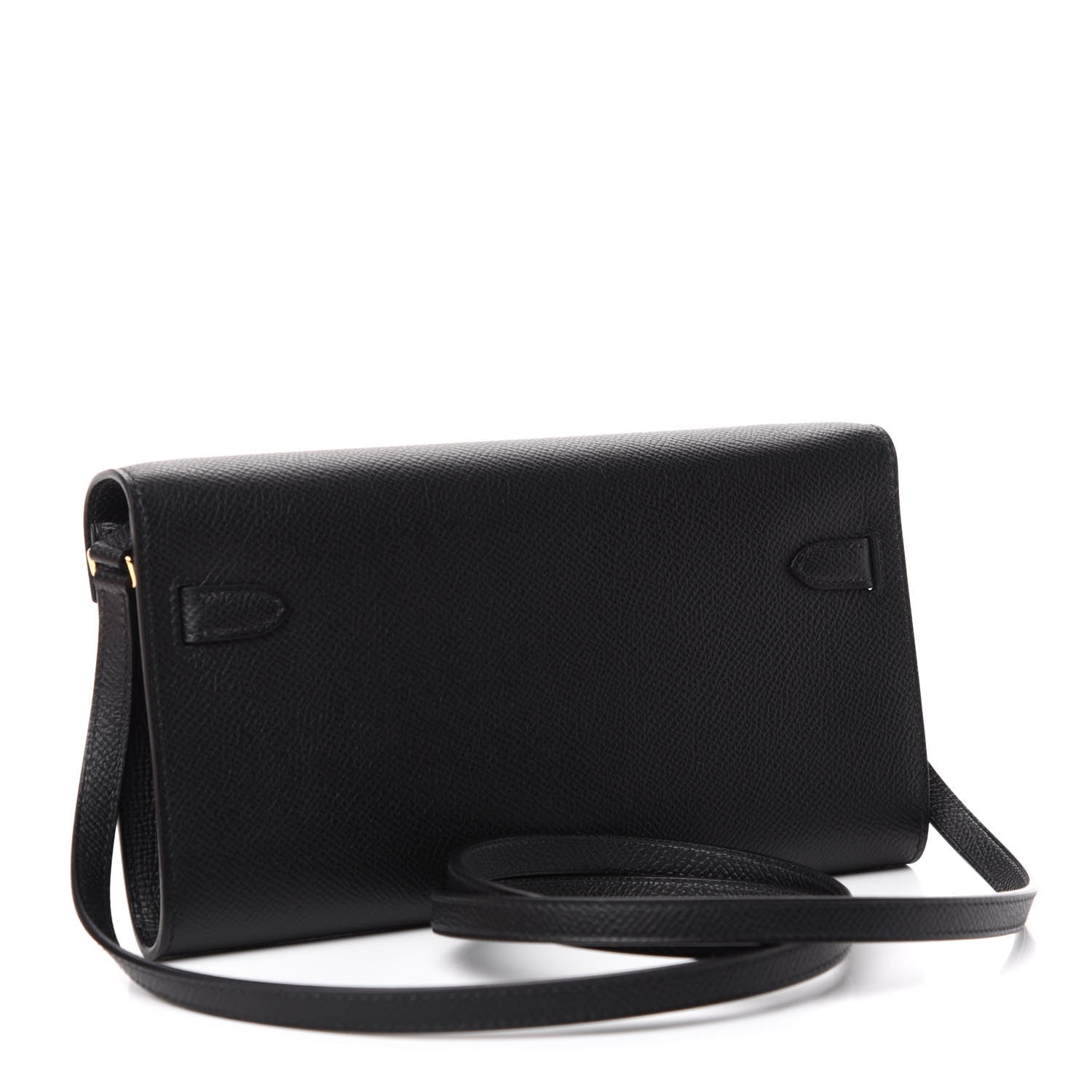 Hermes Epsom Kelly Wallet To Go Black 3 of 7