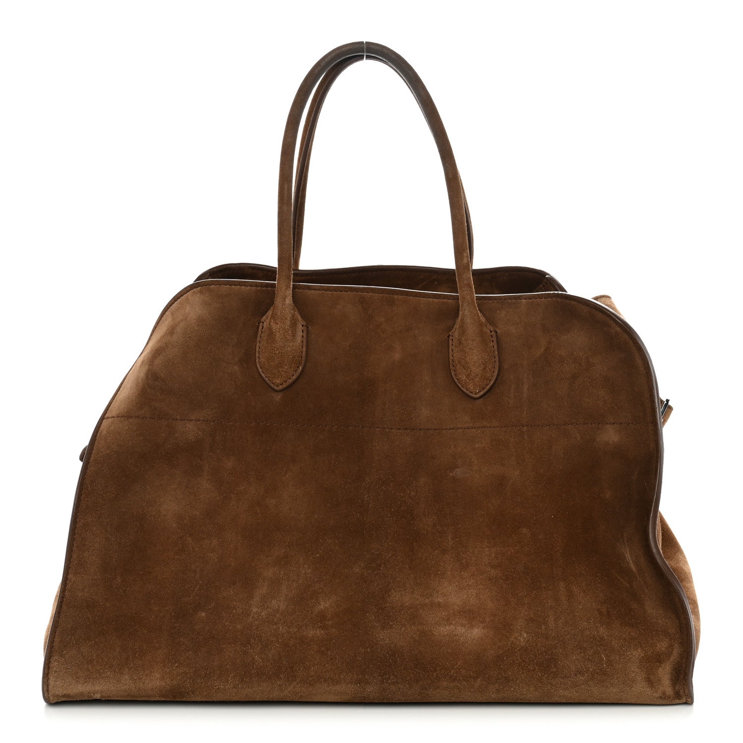 The Row Suede Soft Margaux 15 Desert 1 of 12