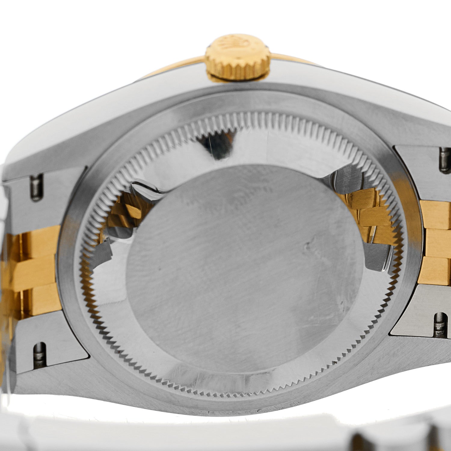 Rolex Stainless Steel 18K Yellow Gold Diamond 36mm Oyster Perpetual Datejust Watch Champagne 126233 4 of 4
