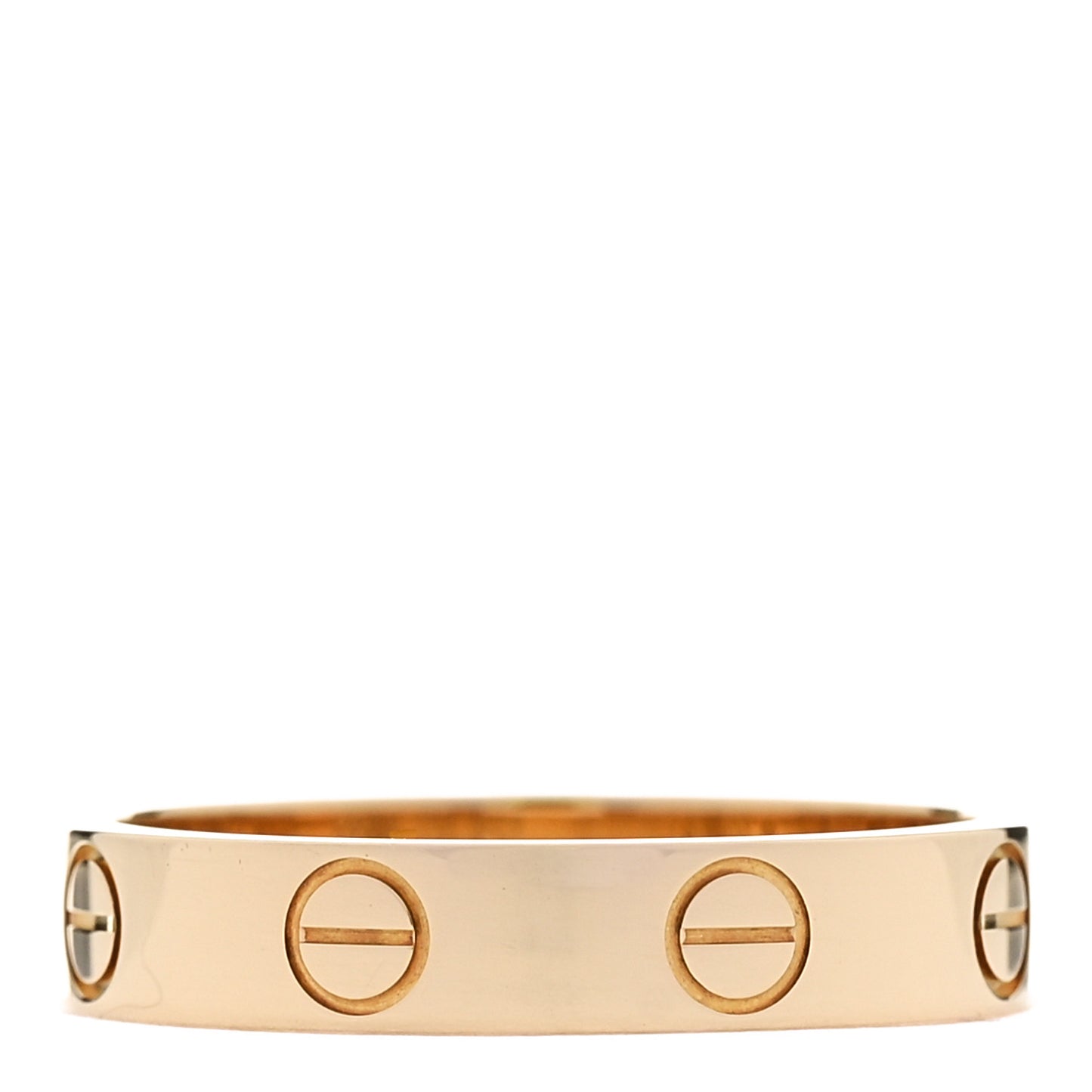 18K Yellow Gold 3.5mm LOVE Wedding Band Ring 51 5.75