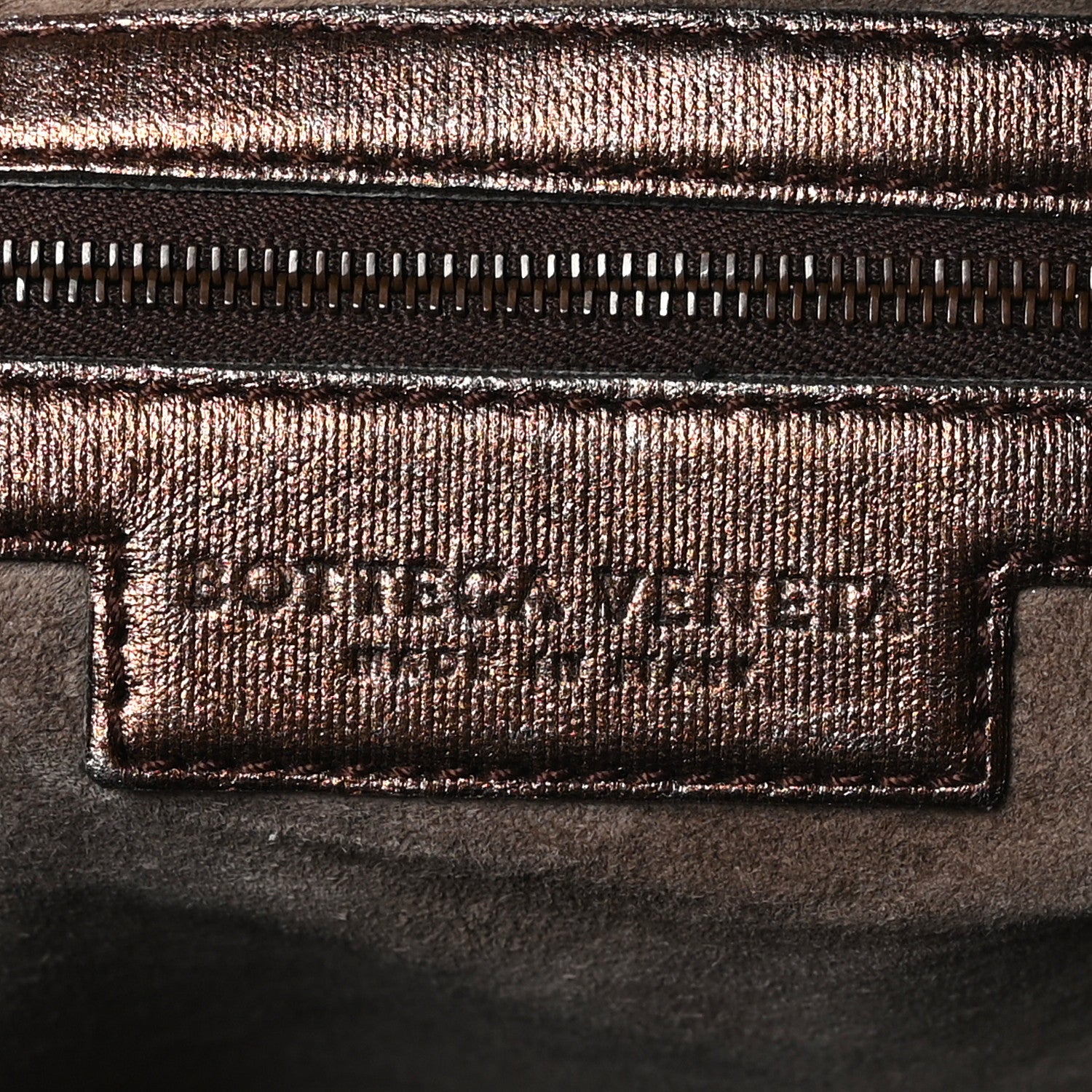 Bottega Veneta Metallic Nappa Intrecciato Medium Veneta Hobo Copper 6 of 9