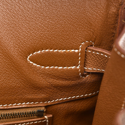 Hermes Courchevel Birkin 35 Gold 14 of 39