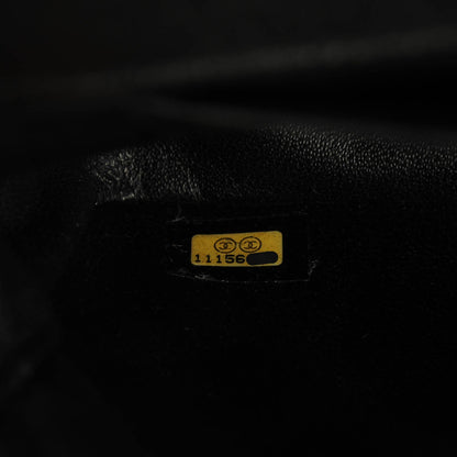 Chanel Lambskin Perforated East West Flap Black 7 of 8