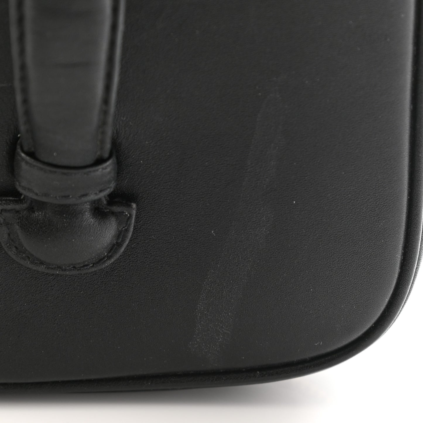 Lambskin Vanity Cosmetic Case Black