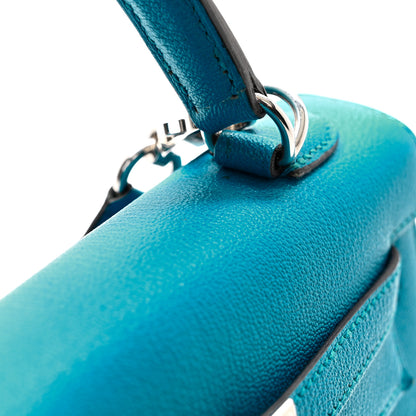 Hermes Chevre Mysore Kelly Sellier 25 Turquoise 14 of 14