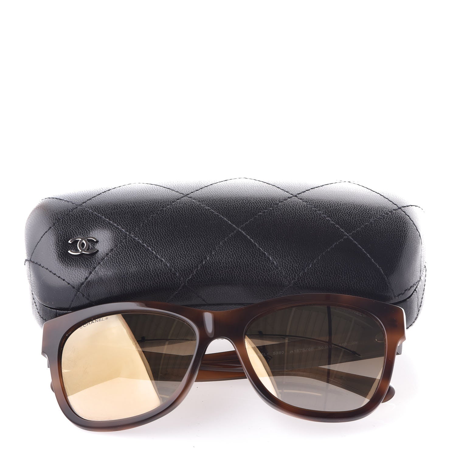 Chanel Acetate Square Sunglasses 5380 Brown 10 of 10