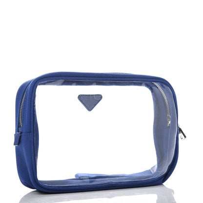 Prada Plexiglass Canapa Pouch Cobalto 3 of 9