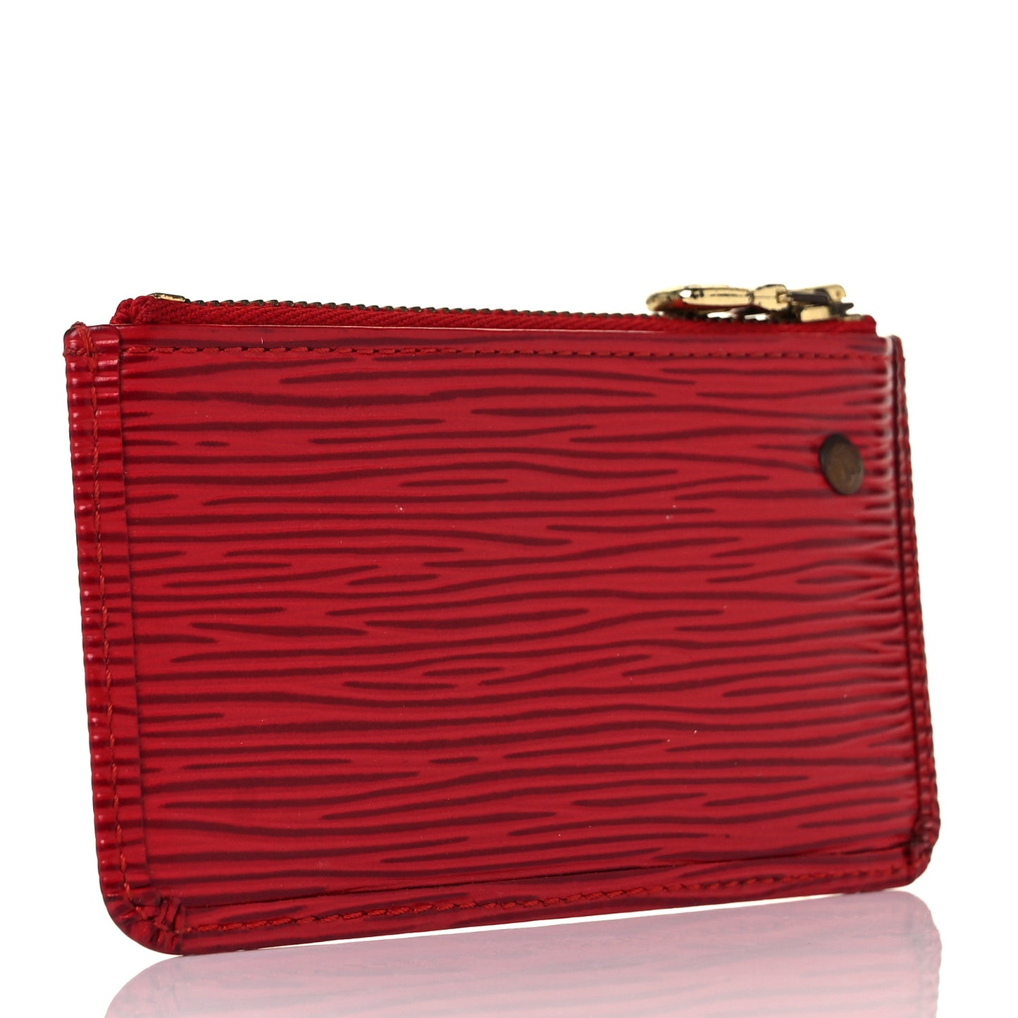 Epi Key Pouch Castillan Red