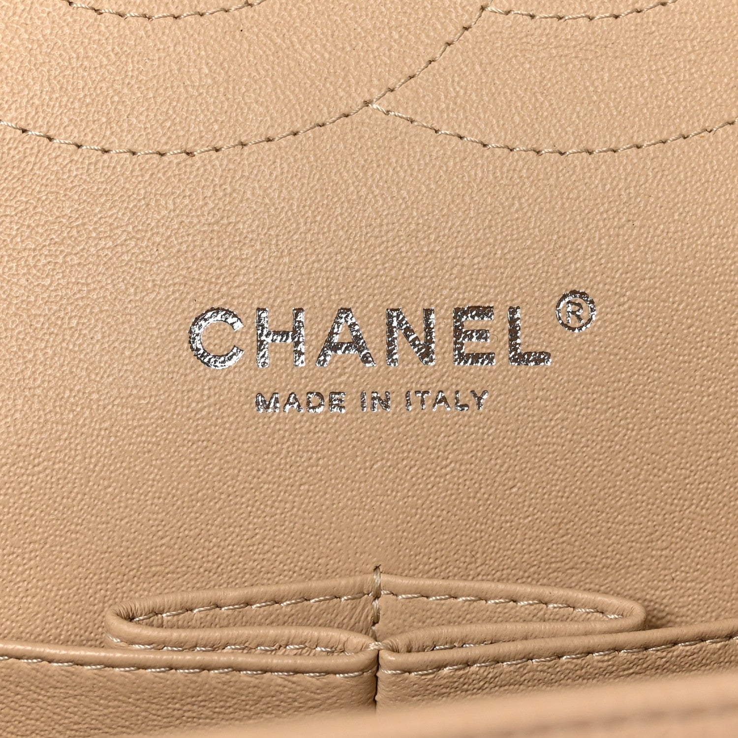 Chanel Caviar Quilted Jumbo Double Flap Beige 6 of 11