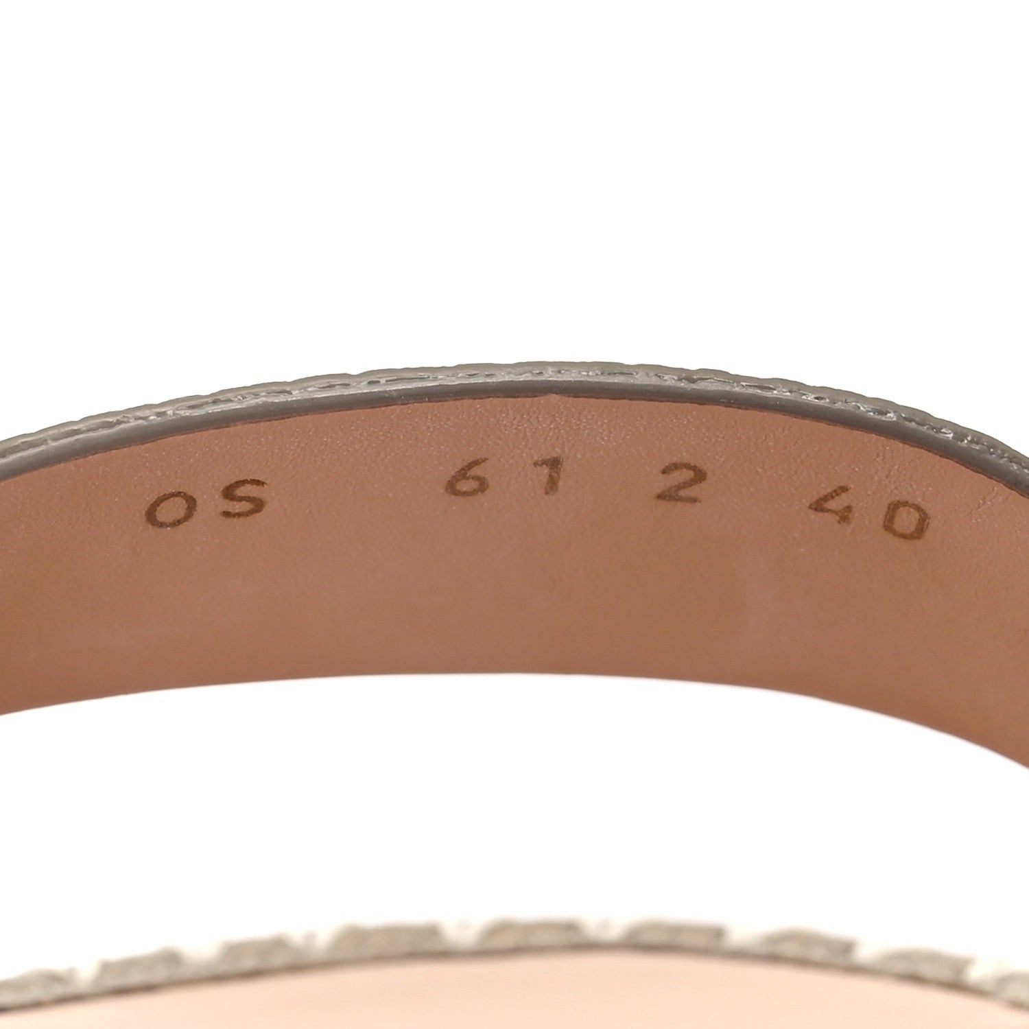 Valentino Garavani Metallic Grained Calfskin Rockstud Ankle Strap Espadrille Flat Sandals 40 Skin Natural 8 of 8