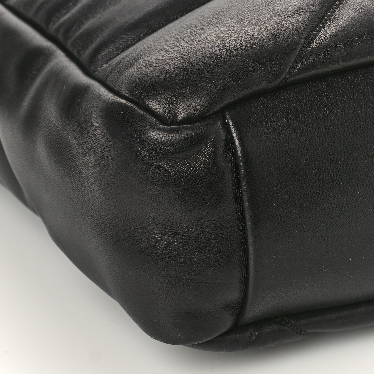 MCM Nappa Cloud Quilted Travia Medium Tote Bag Black 7 of 9
