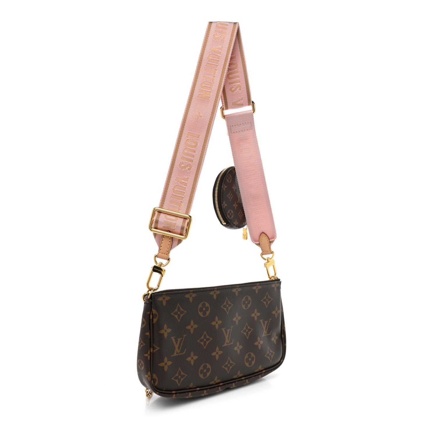 Monogram Multi Pochette Accessories Rose Clair