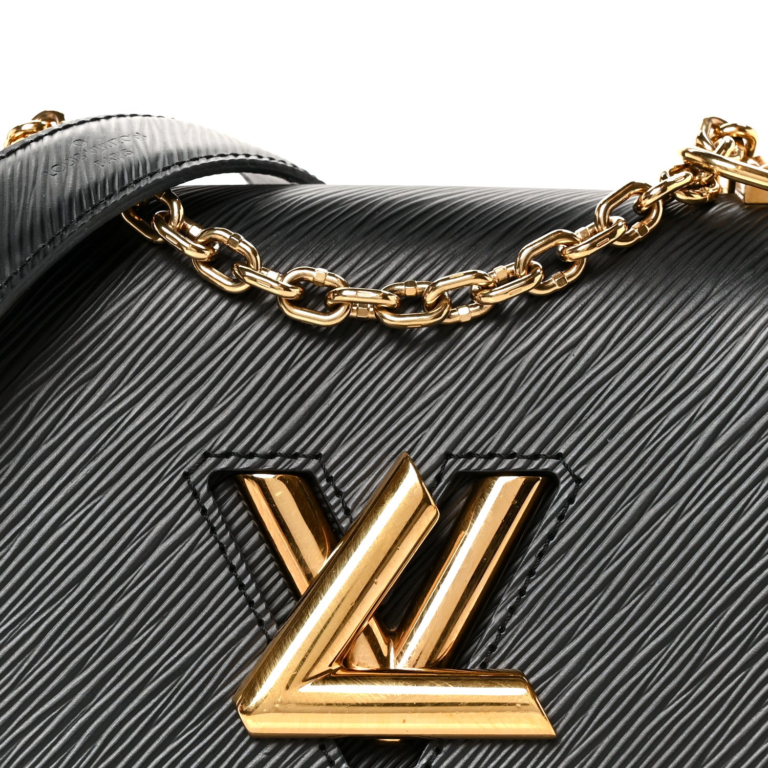 Louis Vuitton Epi Twist Shoulder Bag PM Black 7 of 9