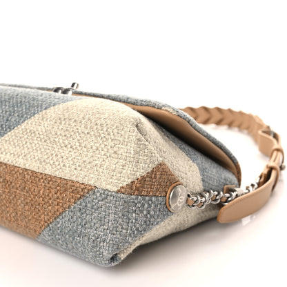 Chanel Canvas Woven Braided With Style Flap Multicolor 9 of 9