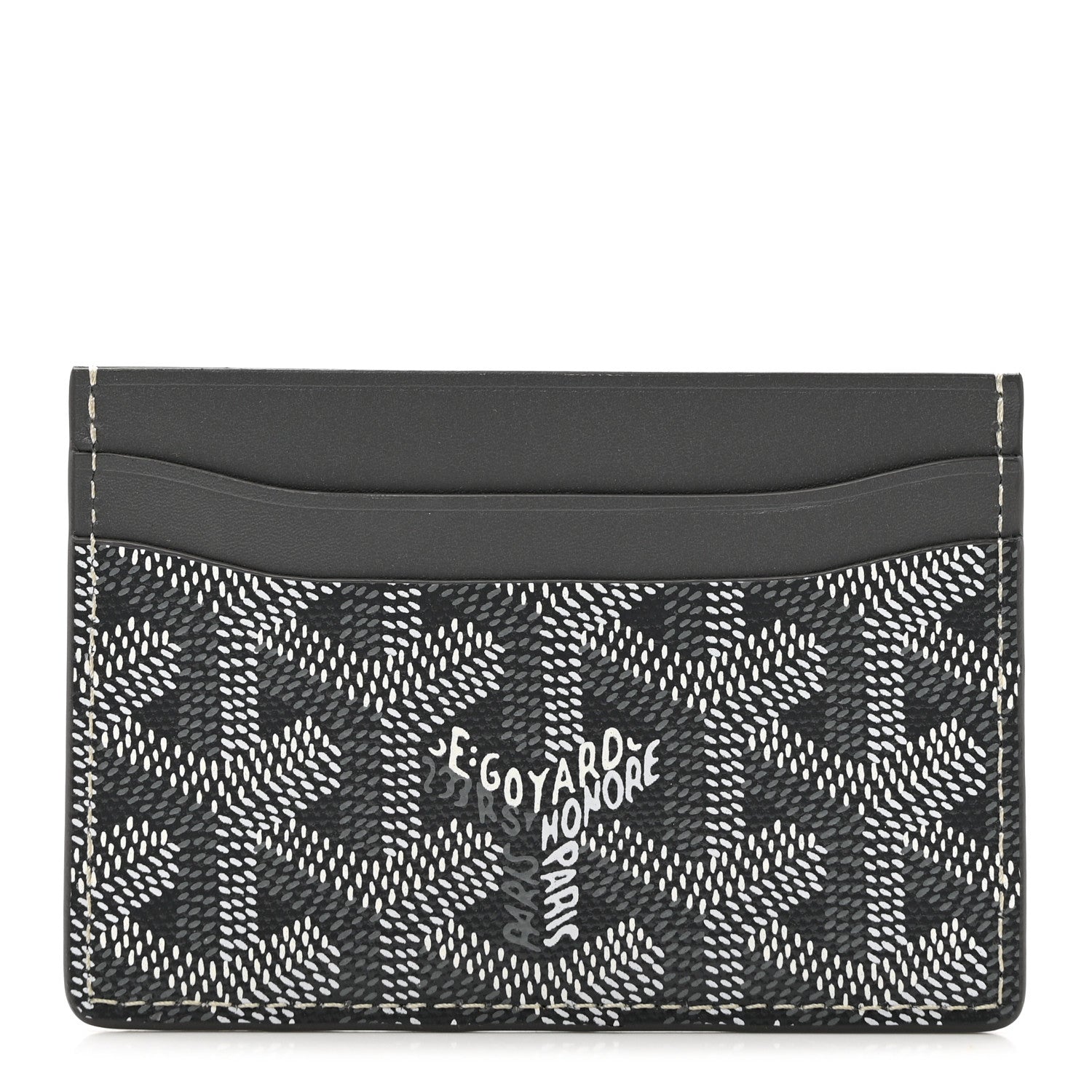 Goyard Goyardine Saint Sulpice Card Holder Grey 1 of 6