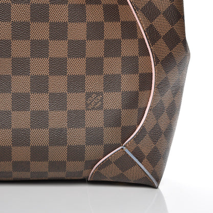 Louis Vuitton Damier Ebene Caissa Hobo Rose Ballerine 11 of 13