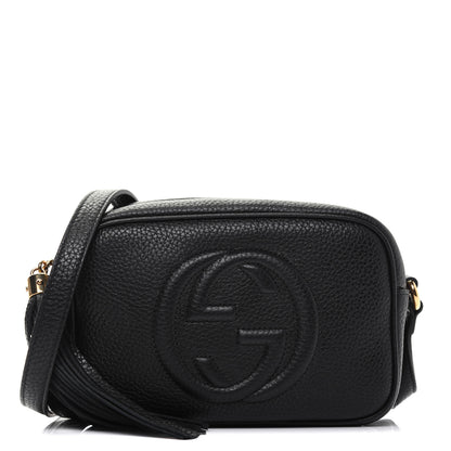 Gucci Pebbled Calfskin Mini Soho Disco Bag Black 1 of 11