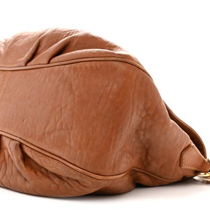 Fendi Crinkled Lambskin Mia Shoulder Flap Camel 10 of 15