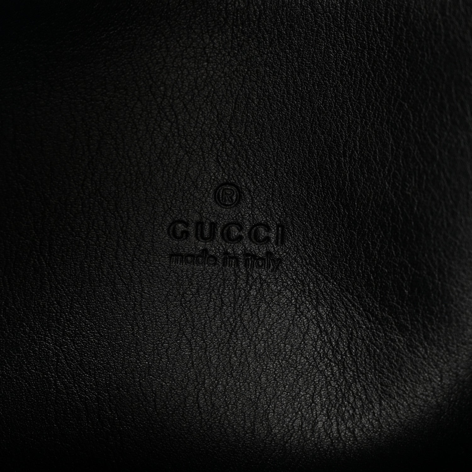 Gucci GG Calfskin Embossed B Medium Shoulder Bag Arabella Black 6 of 10