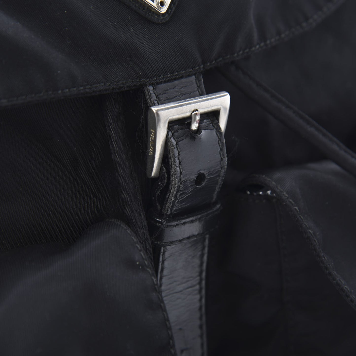 Nylon Vela Large Backpack Black