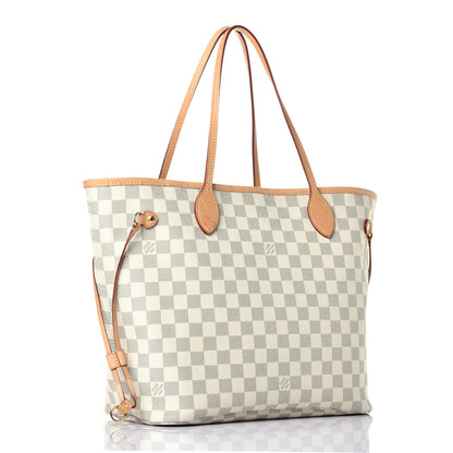 Louis Vuitton Damier Azur Neo Neverfull MM Rose Ballerine 4 of 20
