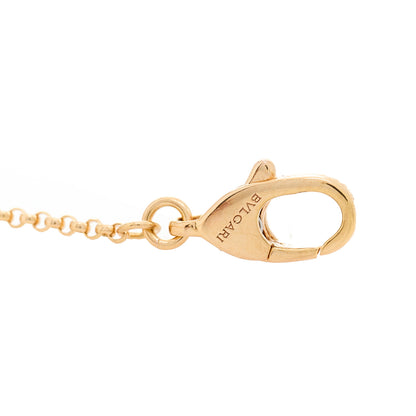 Bulgari 18K Rose Gold Diamond Small B.Zero1 Pave Pendant Necklace 9 of 9