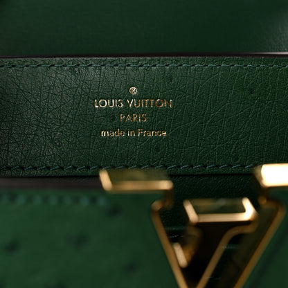 Louis Vuitton Ostrich Capucines Mini Mint 6 of 10