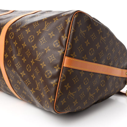 Louis Vuitton Monogram Keepall Bandouliere 60 10 of 13