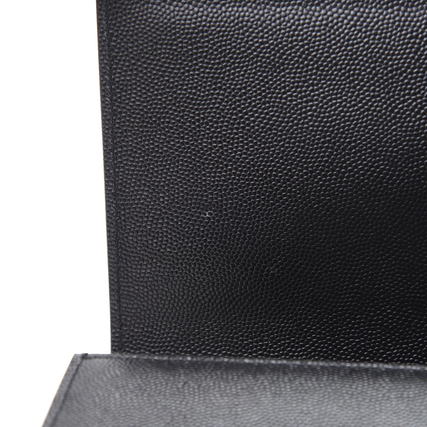 Saint Laurent Grain De Poudre Monogram Cassandre Clutch Black 8 of 8