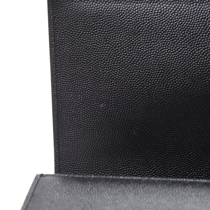 Saint Laurent Grain De Poudre Monogram Cassandre Clutch Black 8 of 8