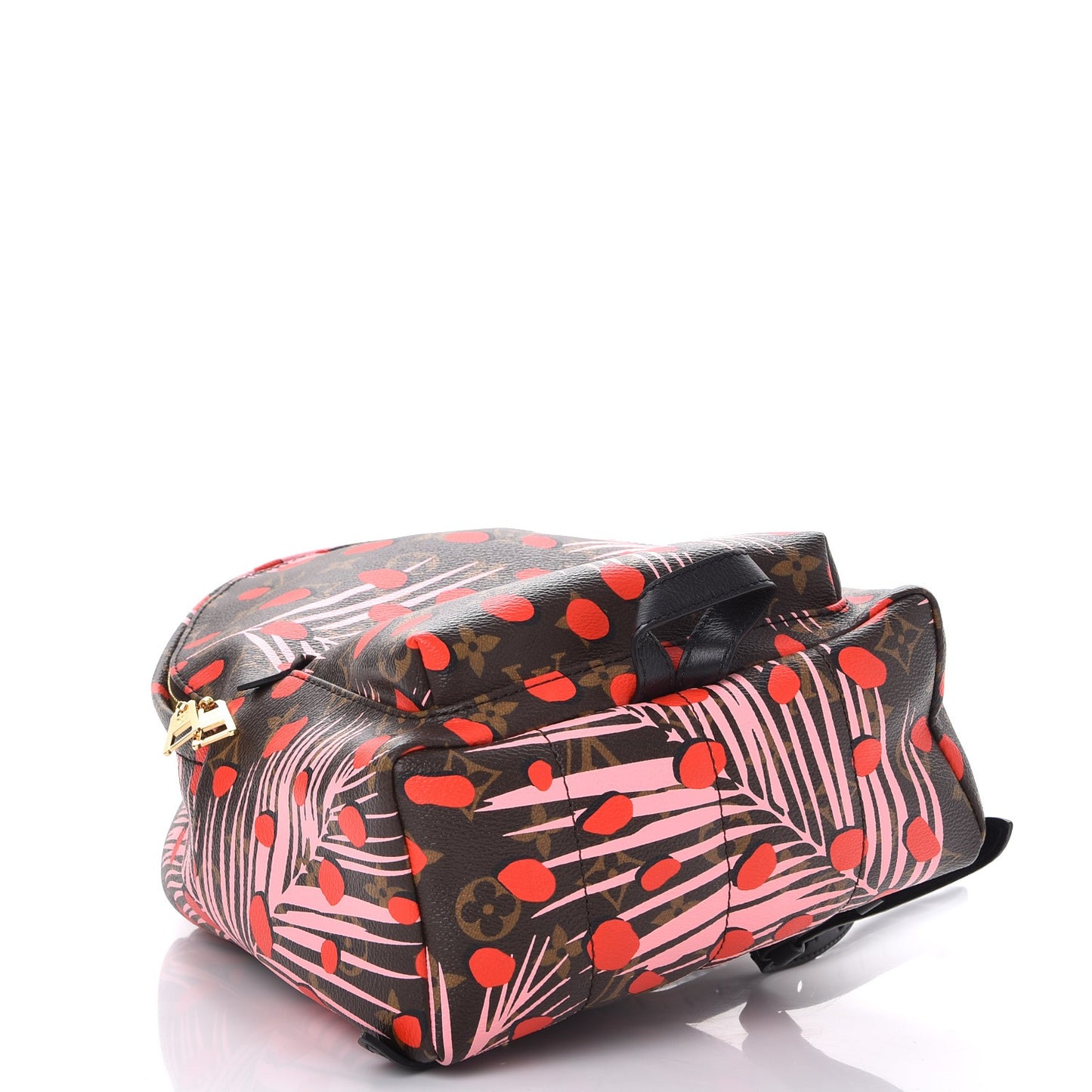 Monogram Jungle Dots Palm Springs Backpack PM Sugar Pink Poppy