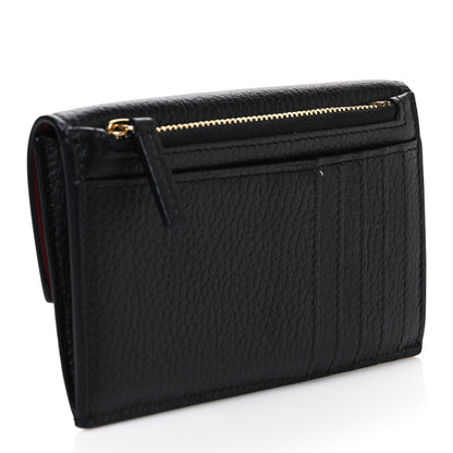 Chanel Grained Calfskin CC Flap Card Holder  Black 3 of 9