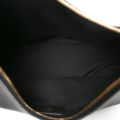 Fendi Vitello Grace Matte Small Fendigraphy Hobo Bag Black 4 of 9