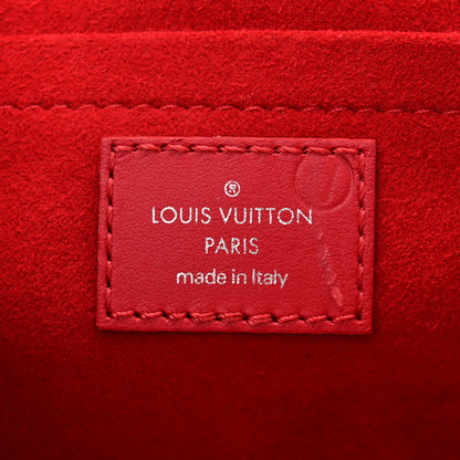 Louis Vuitton Calfskin New Wave Chain PM Scarlet 6 of 11