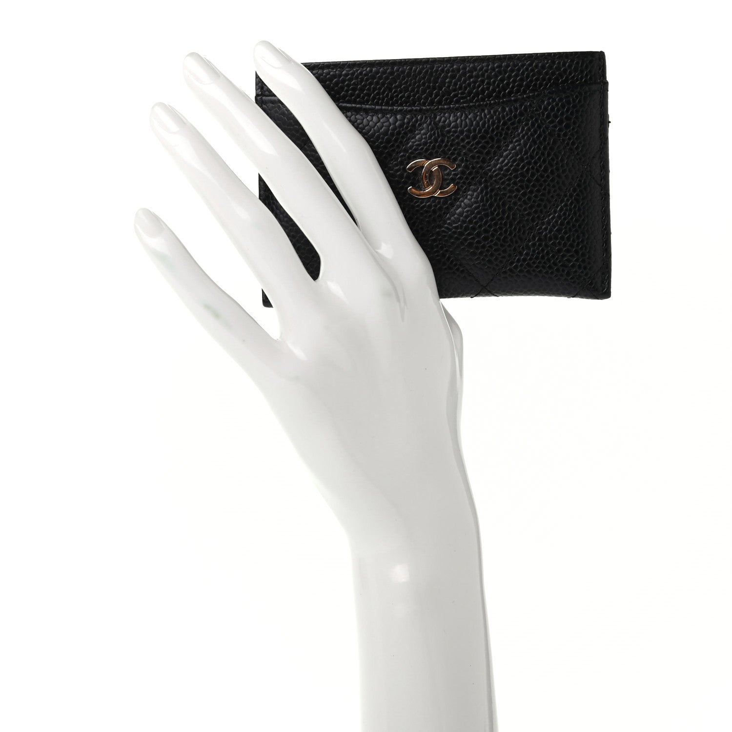 Chanel Caviar Quilted Card Holder Black 2 of 9