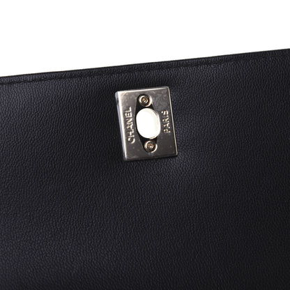 Chanel Goatskin Quilted Rainbow Extra Mini Coco Handle Flap Black 11 of 18