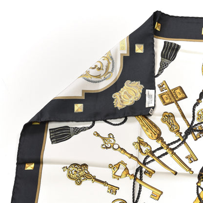 Hermes Silk Keys Les Cles Scarf 90 3 of 4