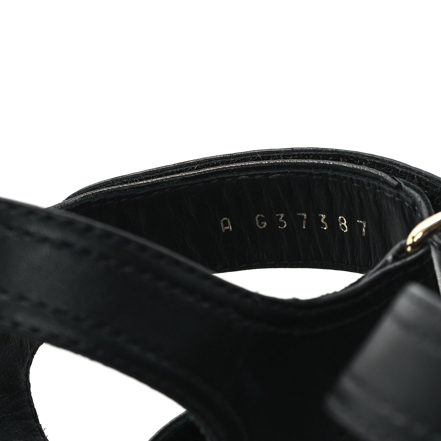 Chanel Lambskin CC Turnlock Sandals 37 Black 9 of 10