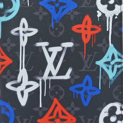 Louis Vuitton Monogram Eclipse LV Graffiti Auguste Notebook Cover Multicolor 7 of 7