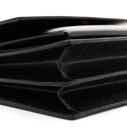 Saint Laurent Coated Bark Calfskin Medium Monogram Sunset Black 9 of 11