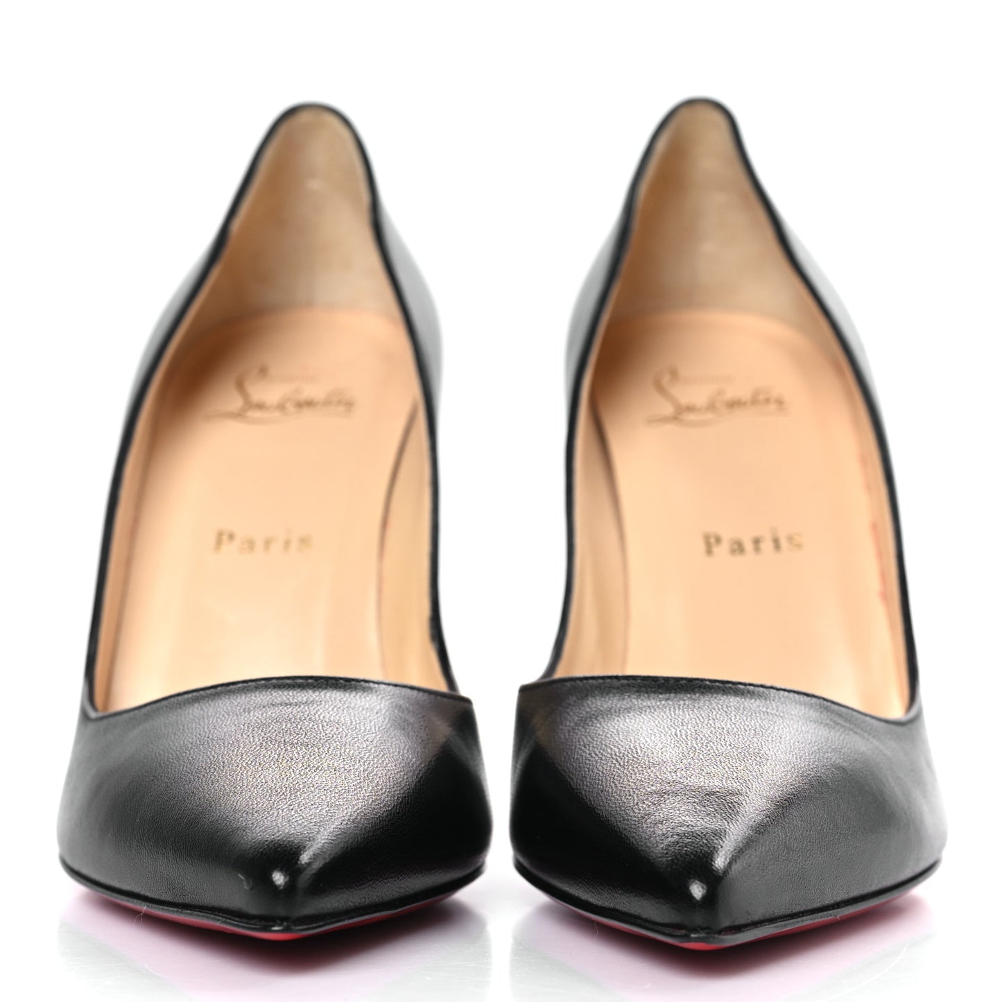 Shiny Nappa Apostrophy 100 Pumps 38.5 Black