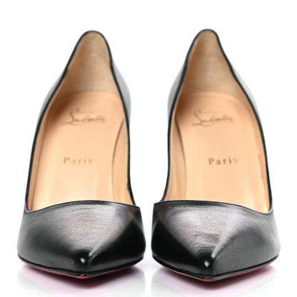 Christian Louboutin Shiny Nappa Apostrophy 100 Pumps 38.5 Black 2 of 9