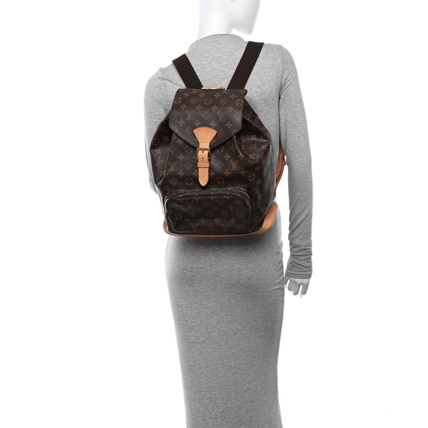 Louis Vuitton Monogram Montsouris GM Backpack 2 of 20