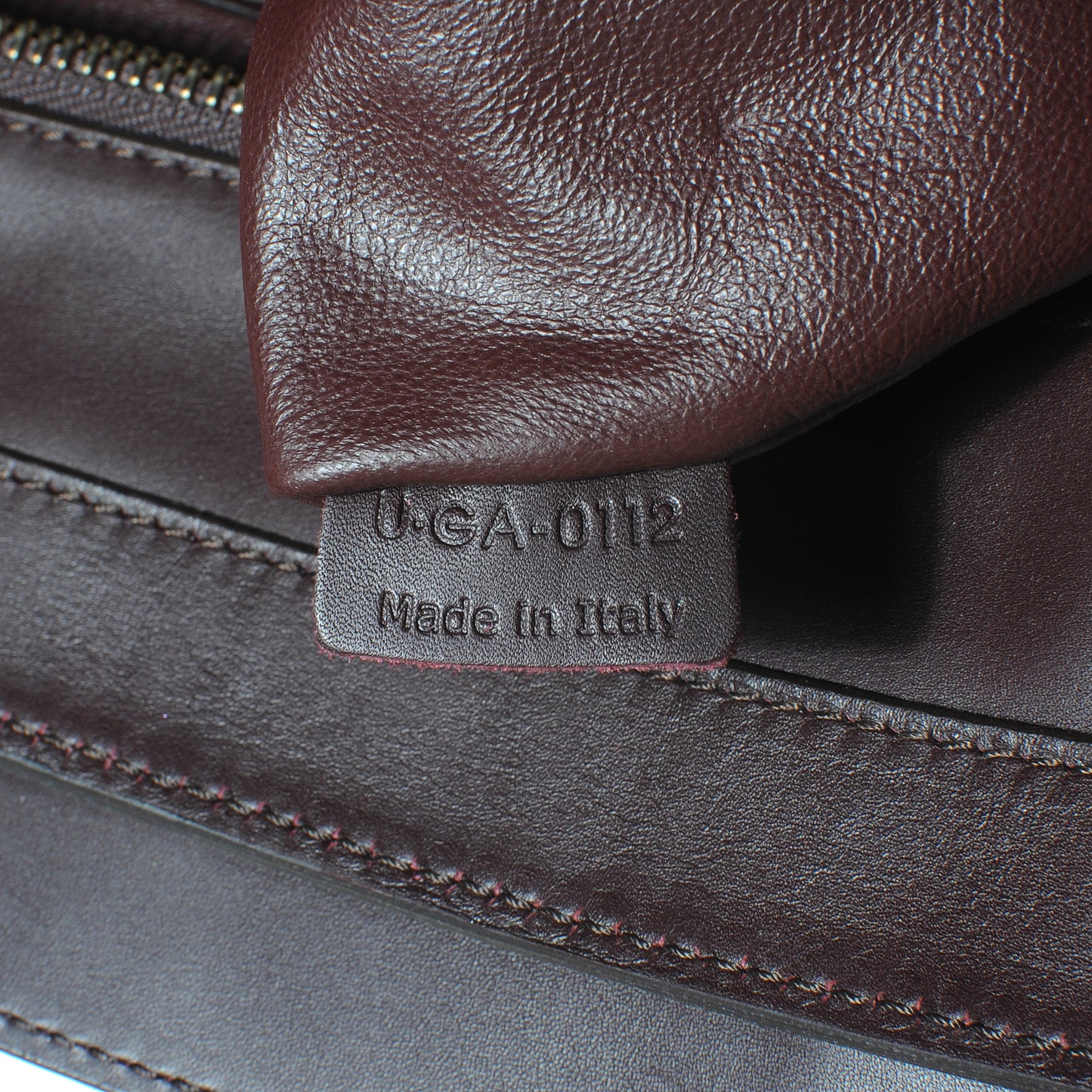 Python Mini Luggage Burgundy
